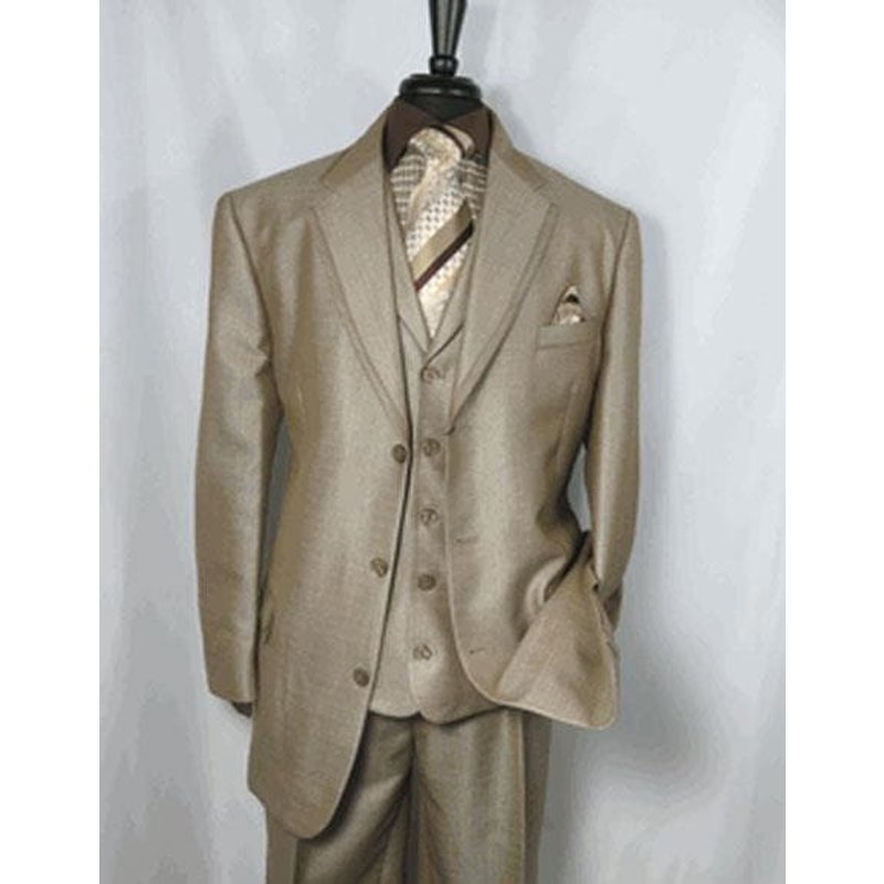 Tuxedo Tan Slim Fit pour Hommes - Groomsmen — Costumes et vestons pour hommes