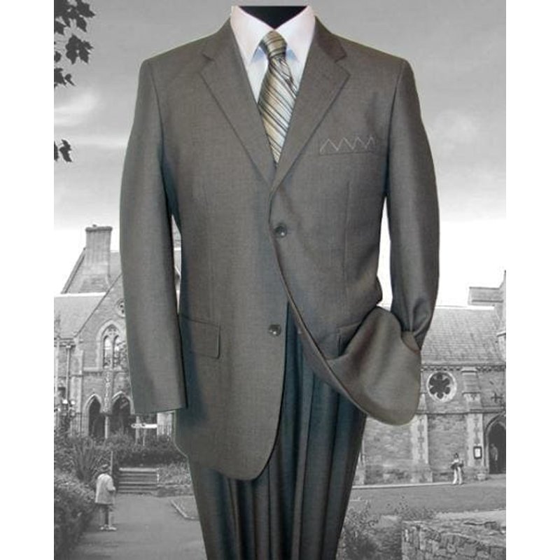 Alberto Nardoni Men's Regal Fit Grey Suit — Mens Suits & Blazers