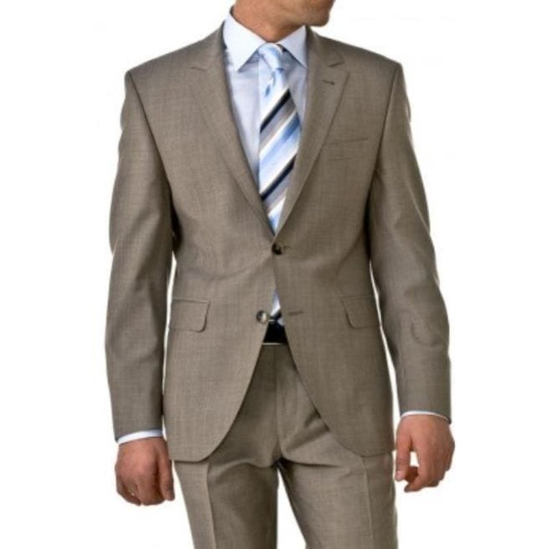Men's Regal Fit Khaki Suit — Mens Suits & Blazers