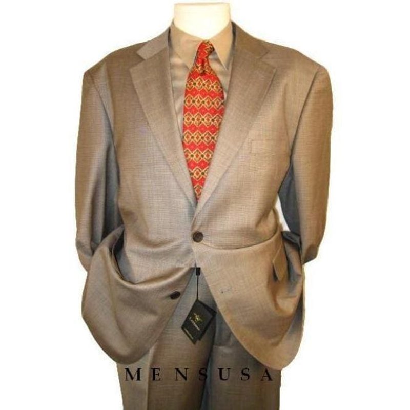 Costume Beige Ajusté pour Homme Alberto Nardoni — Costumes et vestons pour hommes