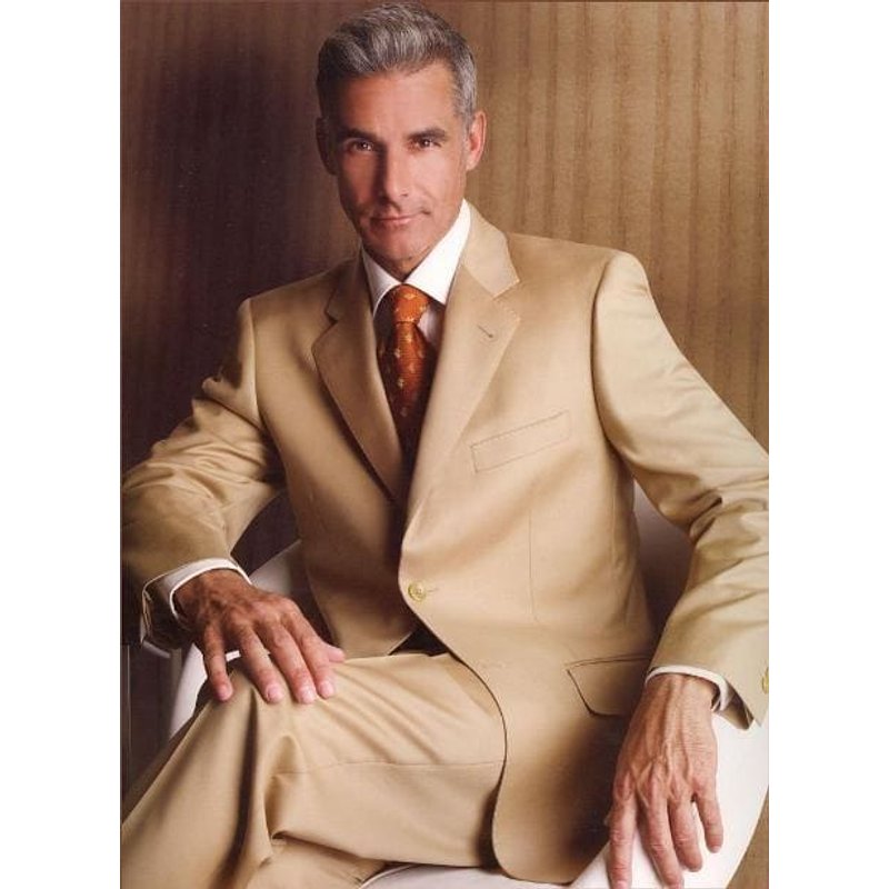 Costume Ajustement Royal pour Homme - Beige — Costumes et vestons pour hommes