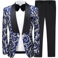 Tuxedo Bleu et Argent par AlbertoNardoniStore