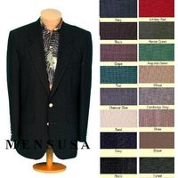 Hommes 2 bouton avant 4 sur manches entièrement doublé Boutons métalliques Blazer Toutes les couleurs