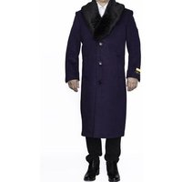Manteau en vison pour hommes AlbertoNardoniStore avec fermeture à 3 boutons — Accessoires de mode