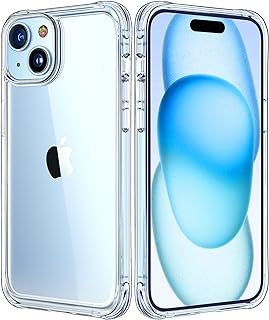 Mkeke Clear Case for iPhone 15 with Military-Grade Protection — Phone Case