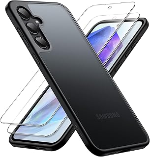 Étui JETech pour Samsung Galaxy A55 5G avec 2 Protecteurs d'Écran