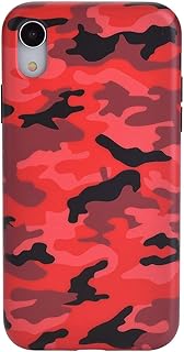 Coque Velvet Caviar Compatible avec iPhone XR Camouflage Rouge - Coque Protectrice