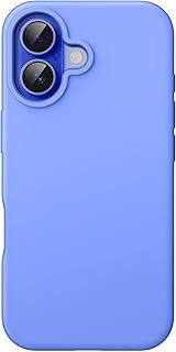 Étui en silicone liquide JETech pour iPhone 16 6,1 pouces, étui protecteur
