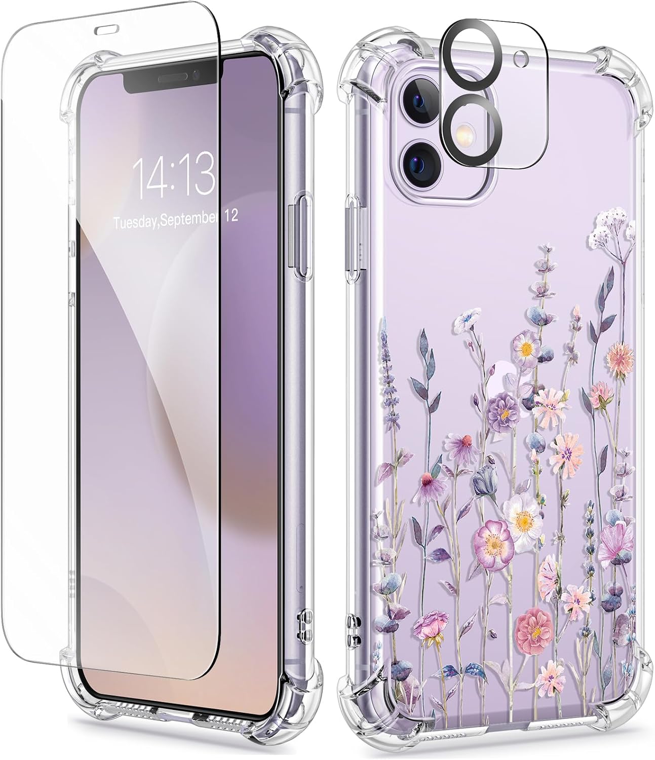 GVIEWIN étui pour iPhone 11 avec protecteurs d'écran et d'objectif — Coque de téléphone