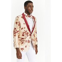 Veste de dîner ivoire pour homme avec nœud papillon assorti