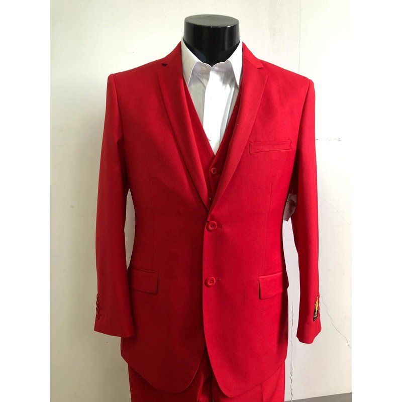 Mens Double Breasted Suit with 2 Button Closure — Mens Suits & Blazers