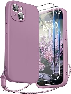 SURPHY iPhone 15 Case 6.1 inch with Camera Protection and Lanyard — Phone Case