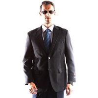 Blazer Extra Long Noir pour Homme — Costumes et vestons pour hommes