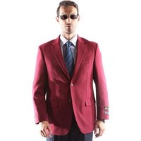 Blazer Extra Long pour Homme en Bourgogne — Costumes et vestons pour hommes