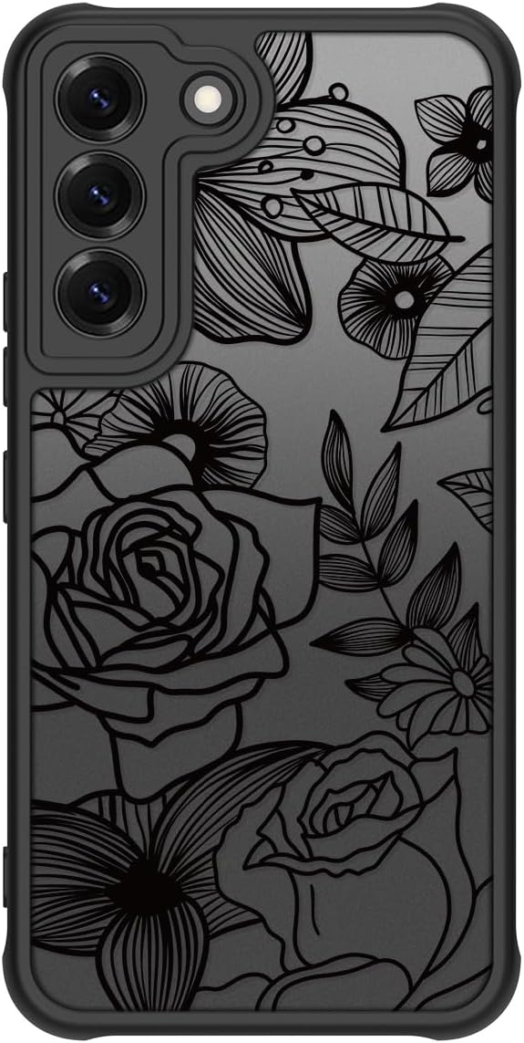 Coque de téléphone Dumkery Fleurs Girly pour Samsung Galaxy S22+ — Coque de téléphone
