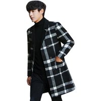 AlbertoNardoniStore Men's Plaid Overcoats — Fashion Accessories