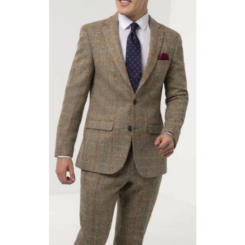 Suit brun d'algue — Costumes et vestons pour hommes