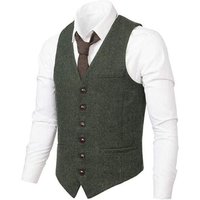 Costume de tweed vert homme - Tissu d'hiver — Costumes et vestons pour hommes