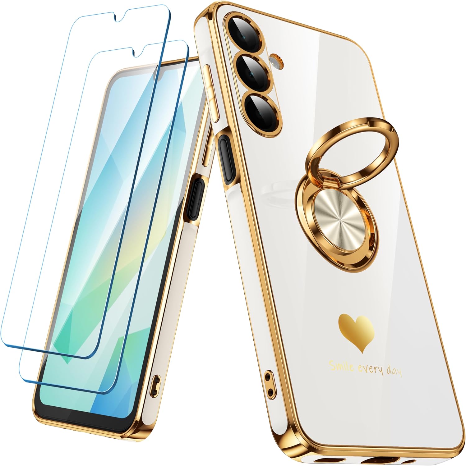 Étui pour Samsung Galaxy A16 5G avec support rotatif à 360° — Coque de téléphone