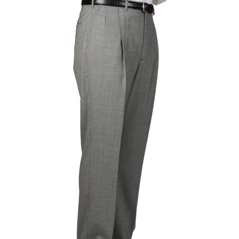 Pantalons de Costume en Houndstooth Gris AlbertoNardoniStore — Robes pour femmes