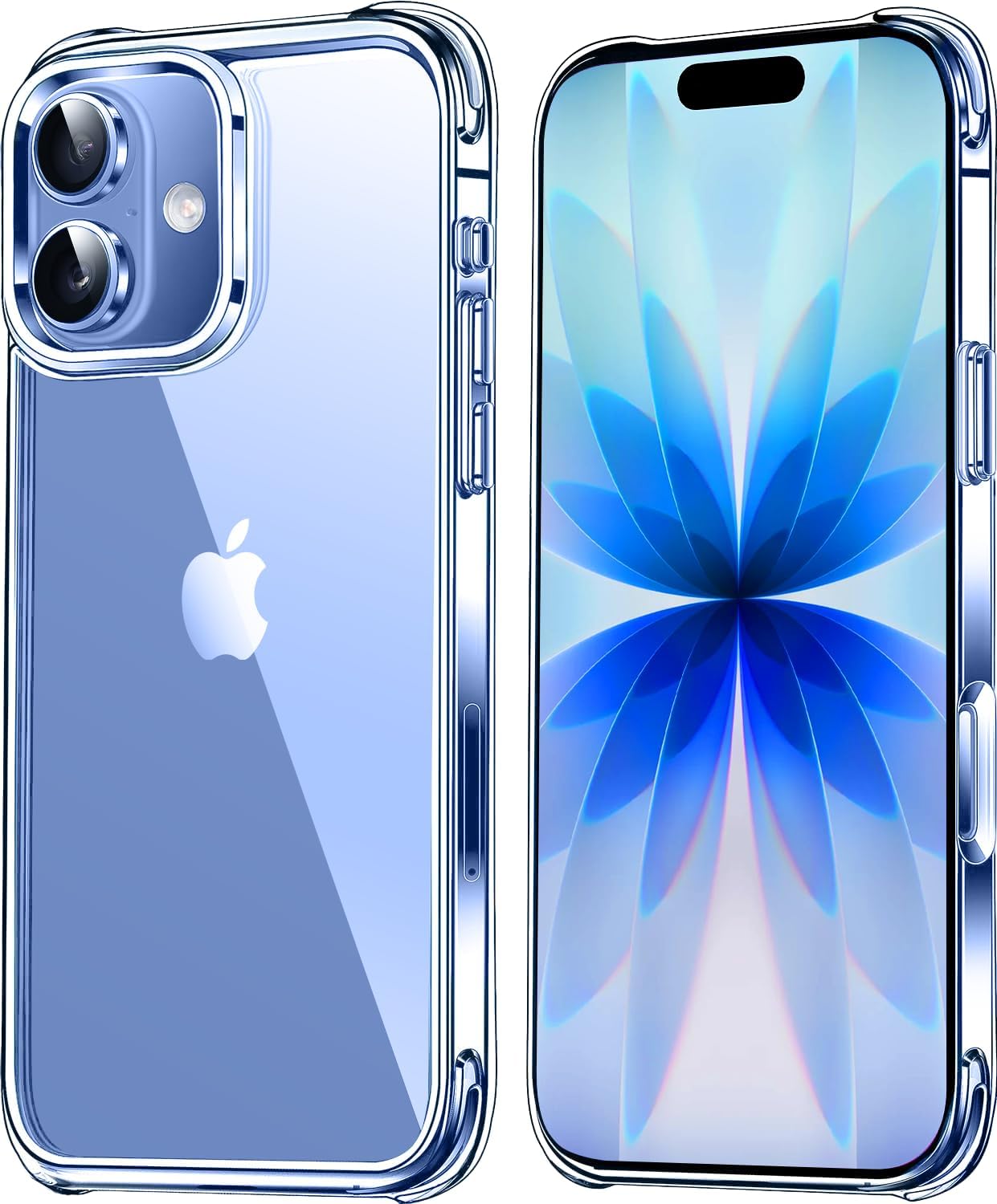 Coque Mkeke Compatible avec iPhone 17 avec Protection Antichoc de Qualité Militaire — Coque de téléphone