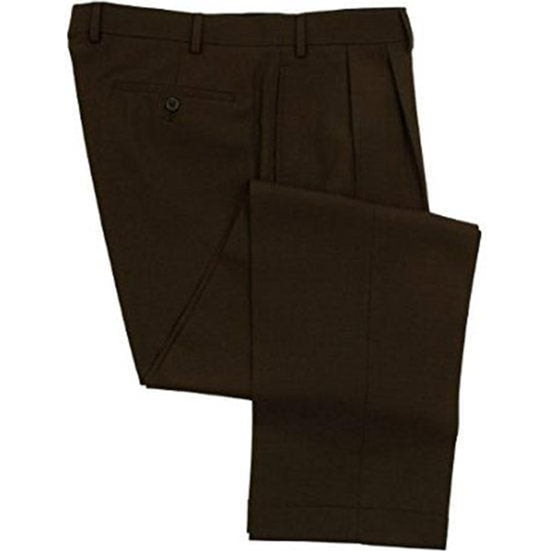 Pantalons en laine double plissé pour hommes — Accessoires de mode