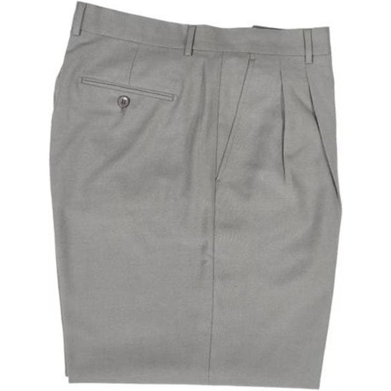 Pantalons en laine double plissé pour hommes — Accessoires de mode