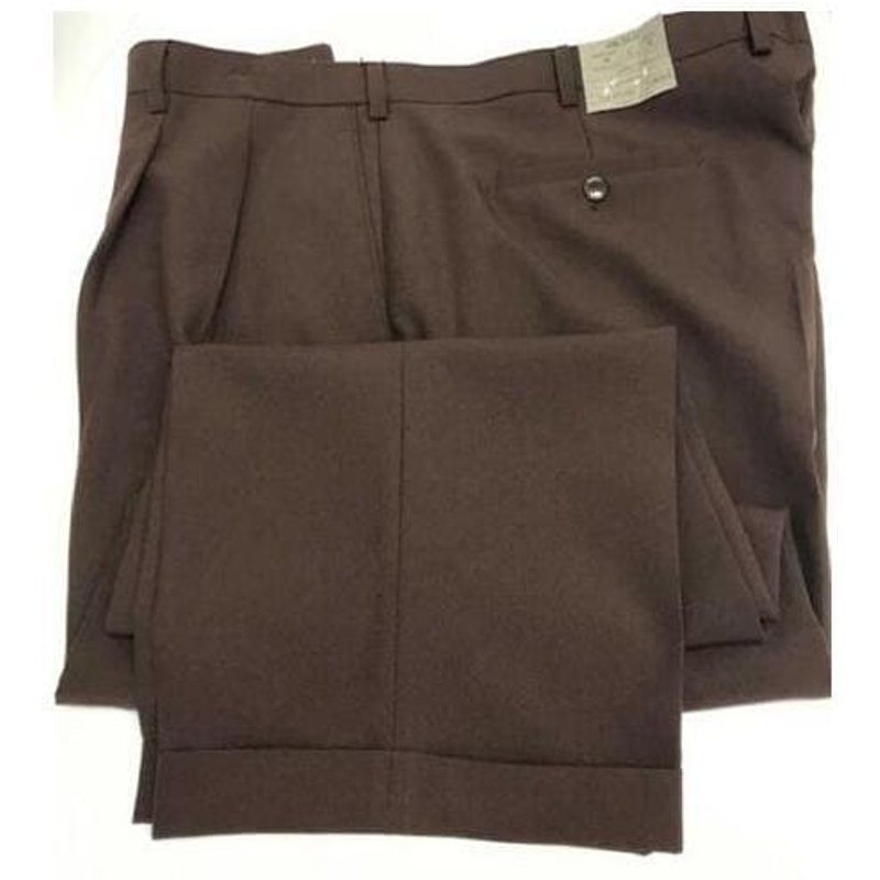 Pantalons en laine double plissé pour hommes — Accessoires de mode