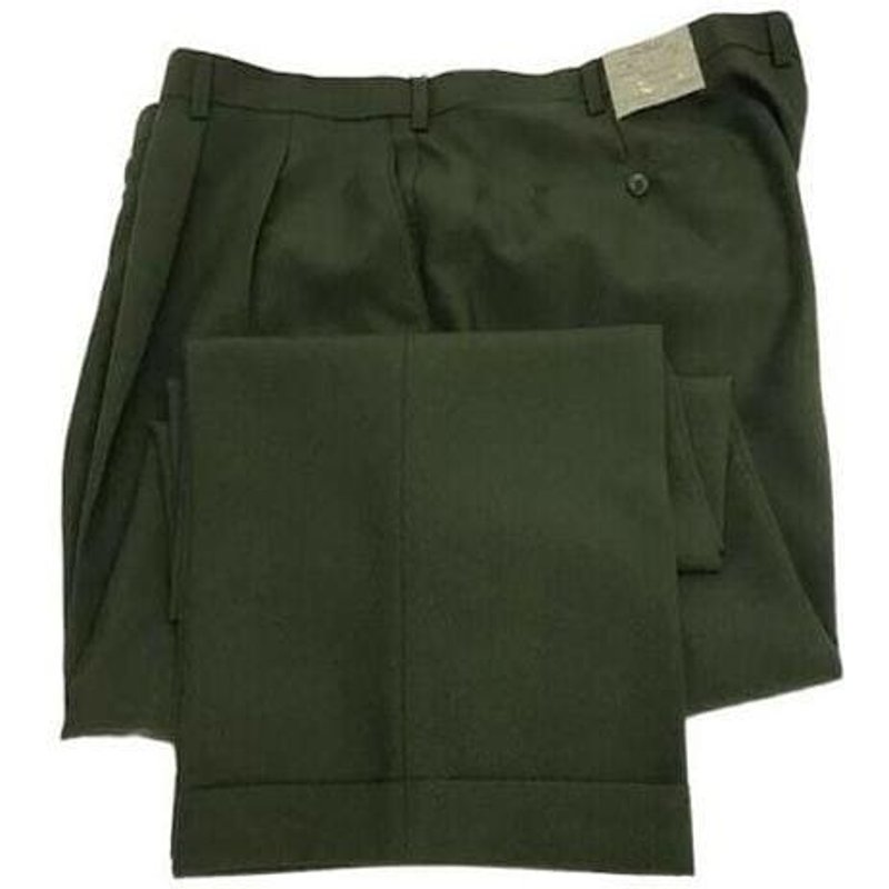 Pantalons en laine double plissé pour hommes — Accessoires de mode