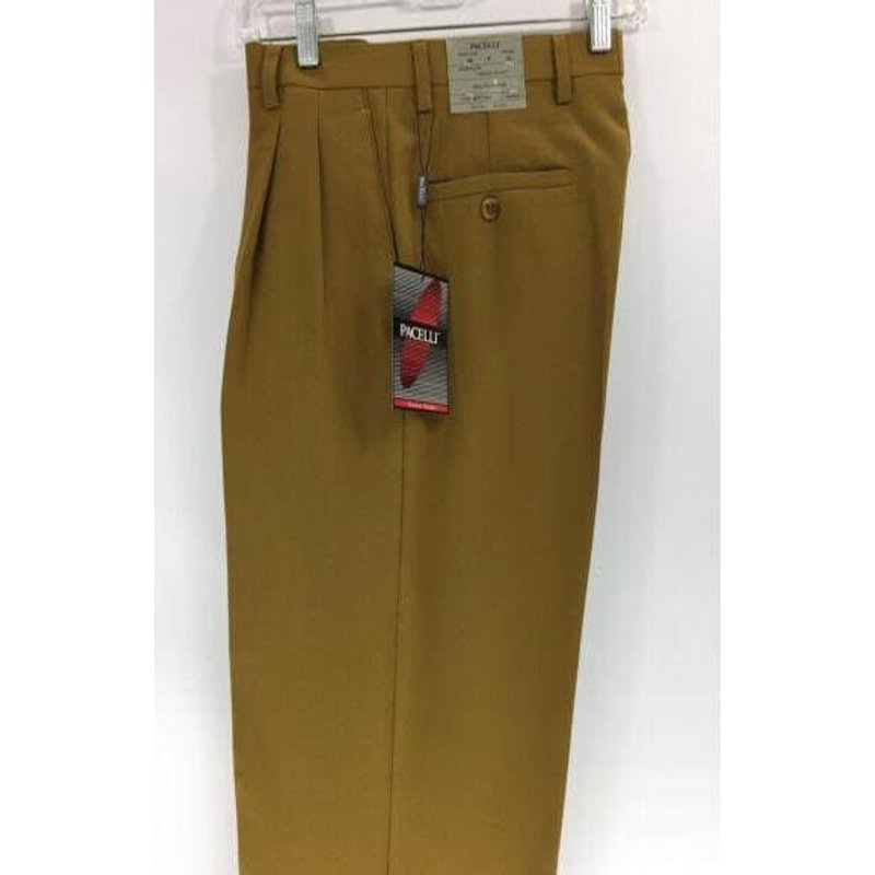 Pantalons en laine double plissé pour hommes — Accessoires de mode