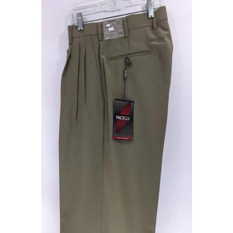 Pantalons en laine double plissé pour hommes — Accessoires de mode