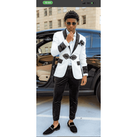 Fumer Blanc Hommes Blazer — Costumes et vestons pour hommes