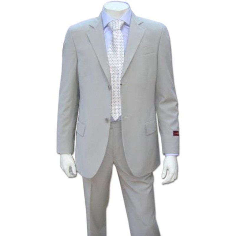 Costume de lin pour hommes Tan — Costumes et vestons pour hommes