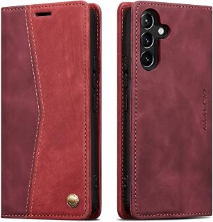 QLTYPRI Wallet Case for Samsung Galaxy A16 5G - Wine Red — Phone Case