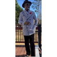 Mens Houndstooth Jacket - AlbertoNardoniStore