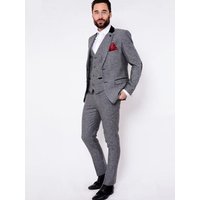 Hommes Tweed tissu d'hiver en laine grise — Costumes et vestons pour hommes