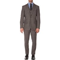 Costume de tubage gris pour homme - Costume de laine grise - Tissu d'hiver Costume lourde