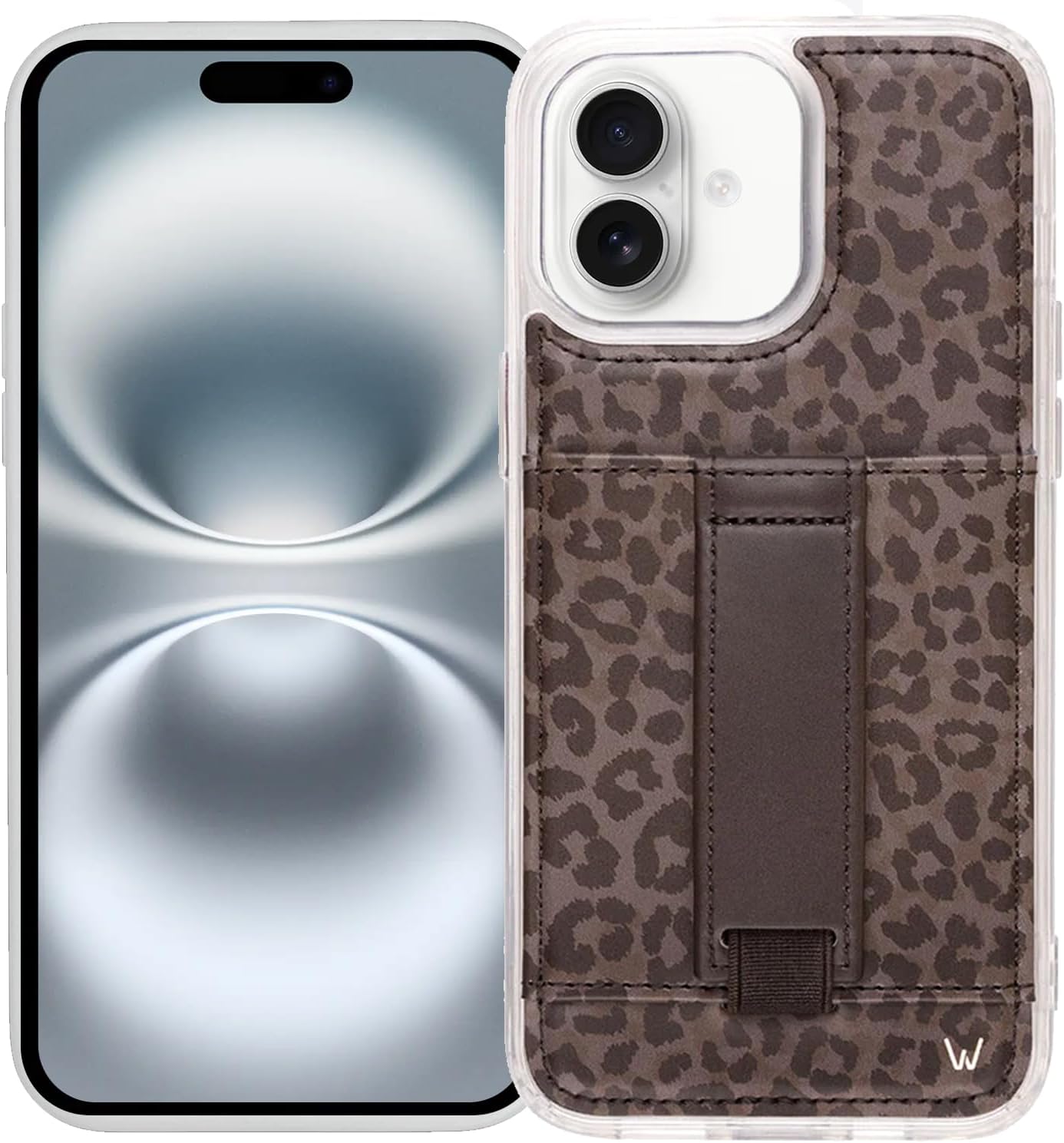 Coque de téléphone portefeuille Walli pour iPhone 16 avec support et porte-cartes — Coque de téléphone