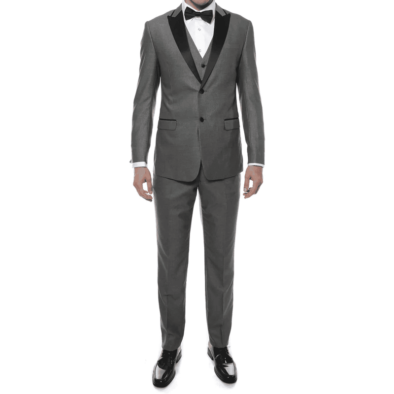 Costume Gris et Noir - Vêtement de Mariage et Affaires pour Hommes — Costumes et vestons pour hommes