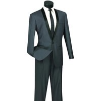 Costume gris et noir - Slim Fit