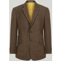 Light Brown Tweed Suit - Two Button Notch Lapel — Mens Suits & Blazers