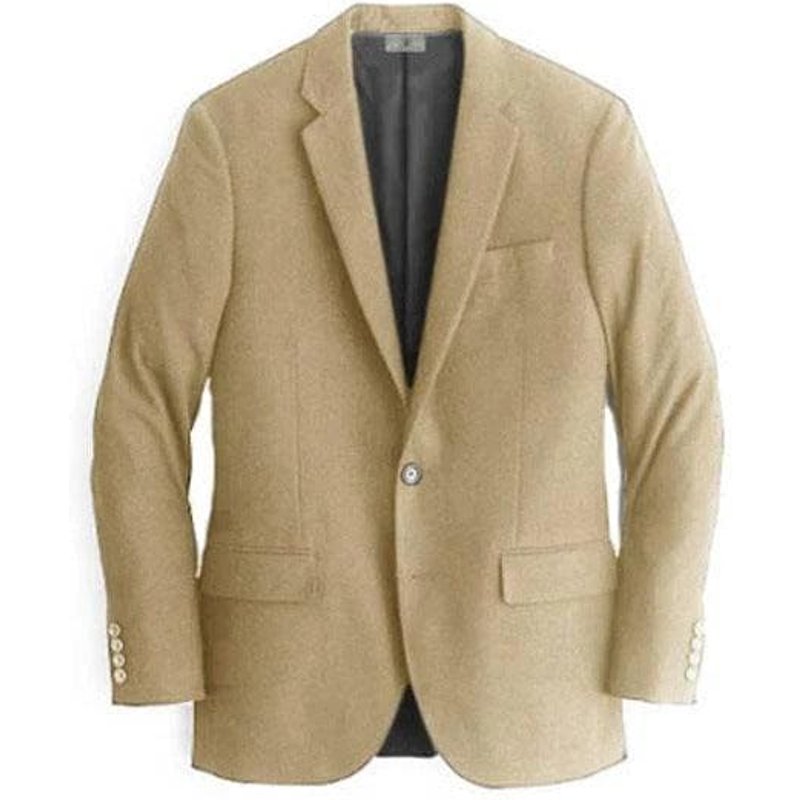Blazer pour hommes en mélange de cachemire beige — Costumes et vestons pour hommes