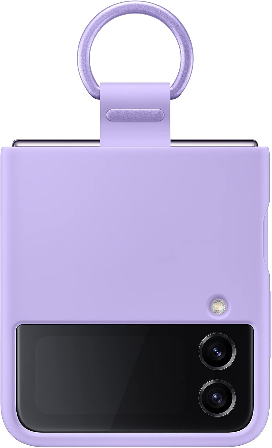 Samsung Galaxy Z Flip 4 Silicone Cover with Ring, Protective Case — Phone Case