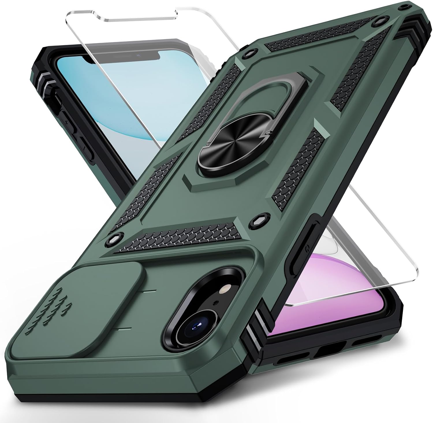 Étui iPhone XR avec couvercle pour objectif et protection contre les chutes de 10 pi — Coque de téléphone
