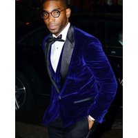 Costume de bal bleu foncé - Costume de bal bleu marine — Costumes et vestons pour hommes