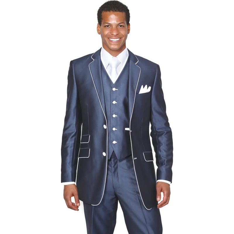 Costume de bal bleu foncé - Costume de bal bleu marine — Costumes et vestons pour hommes
