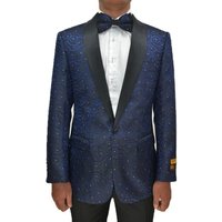 Dark Blue Prom Suit - Navy Blue Dinner Jacket — Mens Suits & Blazers