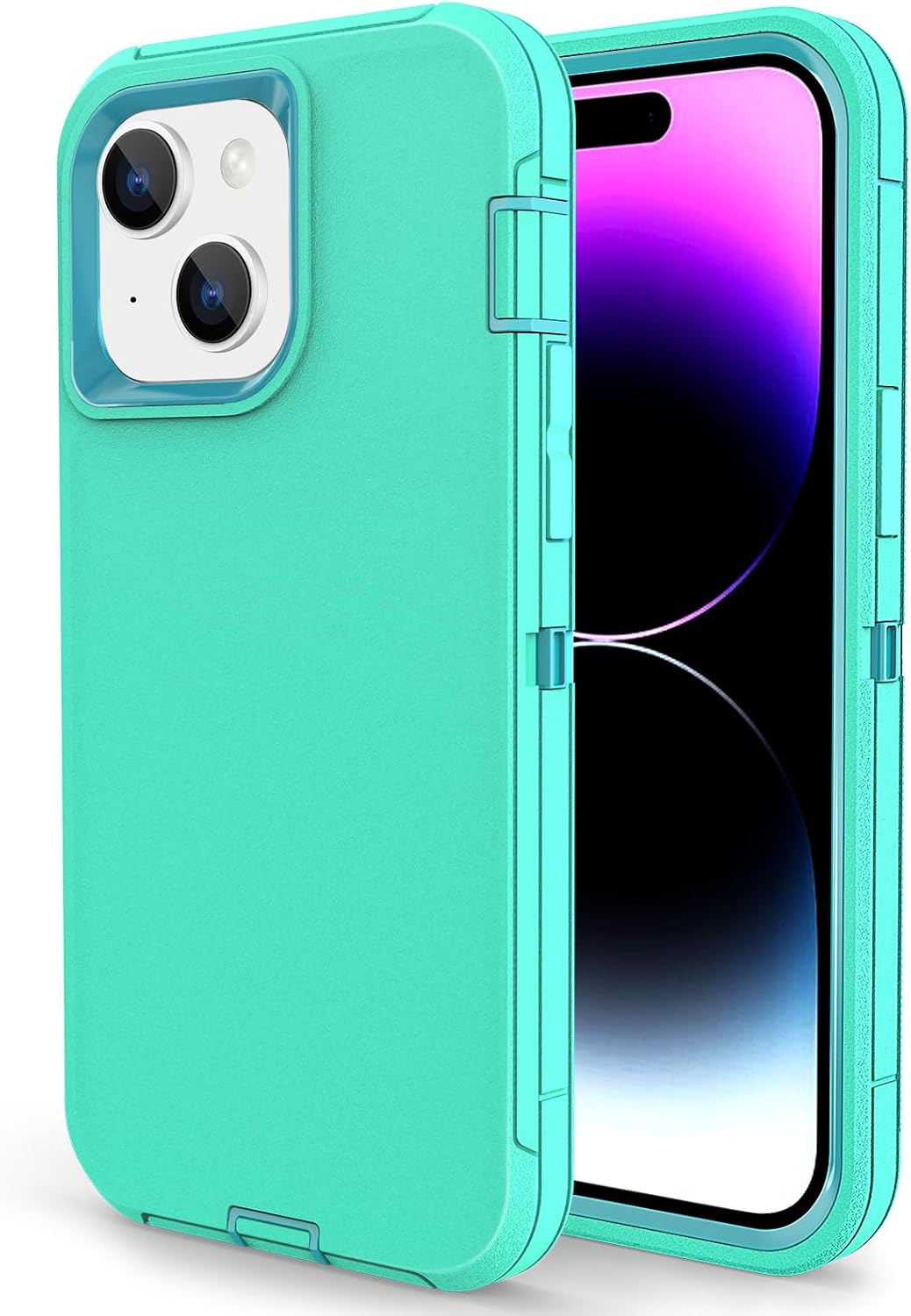 iPhone 15 Dual Layer Shockproof Full Body Case with Drop Protection — Phone Case