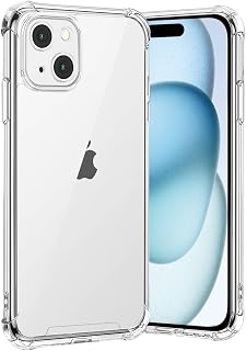 Gueche Crystal Clear Shockproof Phone Case for iPhone 15 Plus