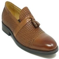 Robe de coupe de chapeau tissée en cognac - Hommes Marron clair Hommes Robe Chaussures